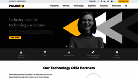 What Polestarllp.com website looked like in 2023 (This year)