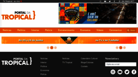 What Portaldatropical.com.br website looked like in 2023 (2 years ago)
