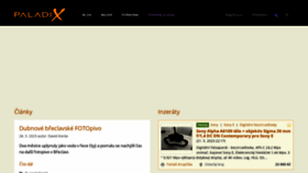 What Paladix.cz website looked like in 2023 (This year)
