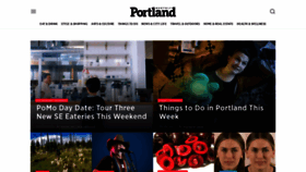 What Portlandmonthlymag.com website looked like in 2023 (This year)