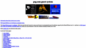 What Psg.com website looked like in 2023 (This year)