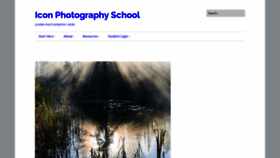 What Photographyicon.com website looked like in 2023 (This year)