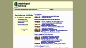 What Psychologicalselfhelp.org website looked like in 2023 (This year)
