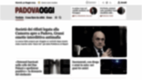 What Padovaoggi.it website looked like in 2023 (This year)