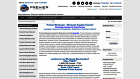 What Premierwholesaler.com website looked like in 2023 (This year)