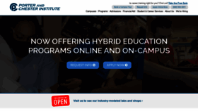 What Porterchester.com website looked like in 2023 (2 years ago)