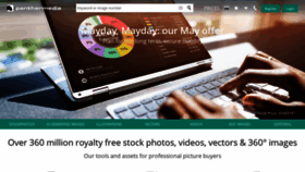 What Panthermedia.net website looked like in 2023 (2 years ago)