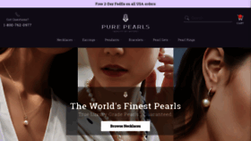 What Purepearls.com website looked like in 2023 (2 years ago)
