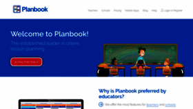 What Planbook.com website looked like in 2023 (This year)
