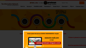 What Protean-tinpan.com website looked like in 2023 (This year)