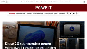 What Pcwelt.de website looked like in 2023 (This year)