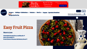 What Pillsbury.com website looked like in 2023 (This year)