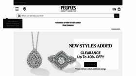 What Peoplesjewellers.com website looked like in 2023 (This year)