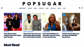 What Popsugar.com website looked like in 2023 (This year)