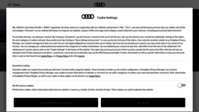 What Progress.audi website looked like in 2023 (This year)