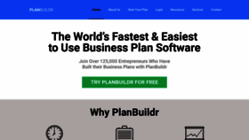 What Planbuildr.com website looked like in 2023 (This year)