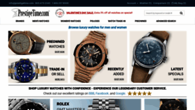 What Prestigetime.com website looked like in 2023 (This year)