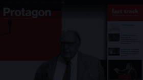 What Protagon.gr website looked like in 2023 (2 years ago)