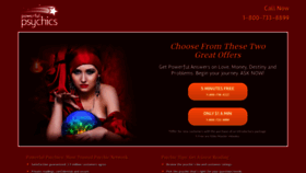 What Powerfulpsychics.com website looked like in 2023 (This year)