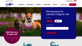 What Petsplusus.com website looked like in 2023 (This year)