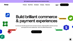 What Primer.io website looked like in 2023 (2 years ago)