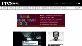 What Press.pl website looked like in 2023 (This year)