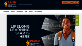 What Psusd.us website looked like in 2023 (This year)