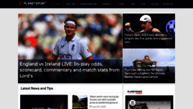 What Planetsport.com website looked like in 2023 (This year)