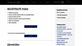 What Poemas-del-alma.com website looked like in 2023 (This year)