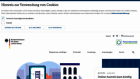 What Personalausweisportal.de website looked like in 2023 (This year)