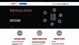 What Prv.pl website looked like in 2023 (This year)