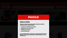 What Puuilo.fi website looked like in 2023 (This year)