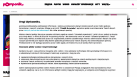 What Pomponik.pl website looked like in 2023 (This year)