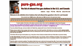 What Pure-gas.org website looked like in 2023 (This year)