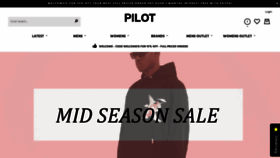 What Pilotnetclothing.com website looked like in 2023 (2 years ago)