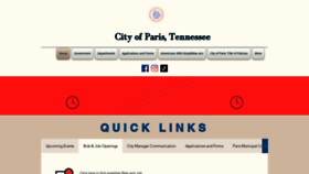 What Paristn.gov website looked like in 2023 (This year)