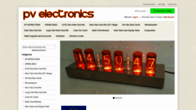 What Pvelectronics.co.uk website looked like in 2023 (This year)