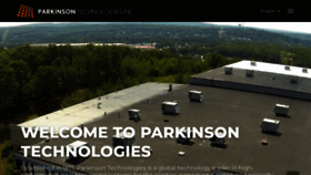 What Parkinsontechnologies.com website looked like in 2023 (This year)