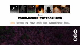 What Packleaderpettrackers.com website looked like in 2023 (This year)