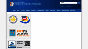 What Psa.gov.ph website looked like in 2023 (This year)