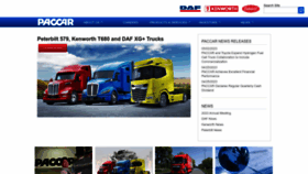 What Paccar.com website looked like in 2023 (This year)