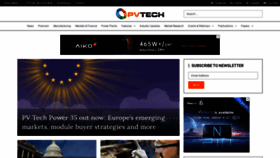 What Pv-tech.org website looked like in 2023 (2 years ago)
