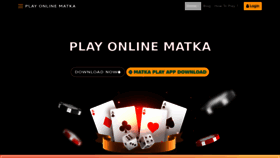 What Playonlinesattamatka.com website looked like in 2023 (This year)