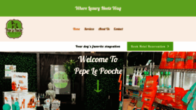 What Pepelepoocheresortandspa.com website looked like in 2023 (This year)