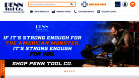 What Penntoolco.com website looked like in 2023 (This year)