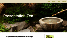 What Presentationzen.com website looked like in 2023 (This year)