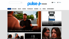 What Pulseheadlines.com website looked like in 2023 (This year)