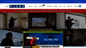 What Pieas.edu.pk website looked like in 2023 (This year)