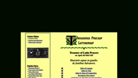 What Preces-latinae.org website looked like in 2023 (This year)