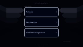 What Peliculaspepito.co website looked like in 2023 (This year)